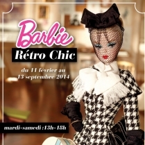 Exposition Paris - Barbie Rtro-Chic - du 11/02/2014 au 13/09/2014 - Poupes - Muse de la Poupe