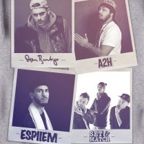 Concert Paris - Paris Hip Hop 2014 : Deen Burbigo  A2H  Set&Match  Espiiem  Beny Le Brownies - 02/07/2014 - Hip Hop - Plage du Glazart (La)