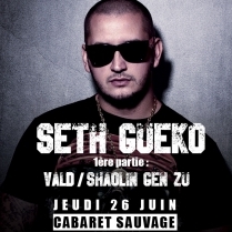 Concert Paris - SETH GUEKO | PARIS HIP HOP 2014 | 26 JUIN - 26/06/2014 - Rap - Cabaret Sauvage (Le)