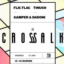 Soiree Paris - CROSSWALK W/ FLIC FLAC  TINUSH  GAMPER & DADONI - 27/06/2014 - Deep House - Social Club (Le)