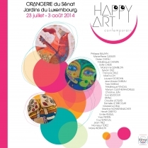 Exposition Paris - exposition HAPPY ART Contemporain  l'Orangerie du Snat W/ Philippe Balayn  Marie-Pierre Carlier  Didier Chenu  Frdrique Chemin & more - du 23/07/2014 au 03/08/2014 - Art Contemporain - Jardin du Luxembourg 