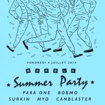 Concert Paris - Marble Summer Party W/ Para One  Surkin  Canblaster  Myd  Bobmo - 04/07/2014 - Electro - Showcase (Le)
