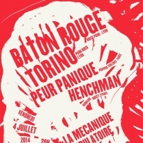 Concert Paris - BATON ROUGE // TORINO - 04/07/2014 - Indie Punk - Mcanique Ondulatoire (La)