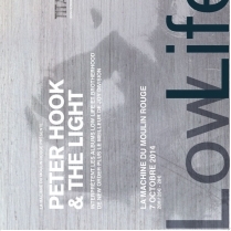 Concert Paris -  MACHINE PRSENTE PETER HOOK & THE LIGHT W/ Peter Hook & the Light - 07/10/2014 - Nuw Wave Post Punk - Machine Du Moulin Rouge (La)