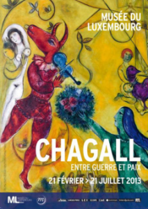 Exposition Paris - Chagall : Entre guerre et paix  - du 21/02/2013 au 21/07/2013 - Peinture - Musée du Luxembourg