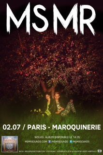 Concert Paris - MS MR - 02/07/2013 - Chill Wave Pop - Maroquinerie (La)