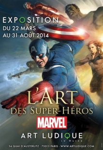 Exposition Paris - L'ART DES SUPER-HEROS MARVEL - du 22/03/2014 au 31/08/2014 - Exposition - Art Ludique - Le Muse