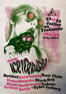Concert Paris - SUMMER HERE KIDS ICE ICE BABY #2 W/ Volcan  Black Bug  Dame Blanche - 24/07/2014 - Rock Electro - Trabendo (Le)